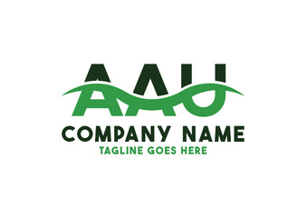 Letter AAU logo design vector template, AAU logo