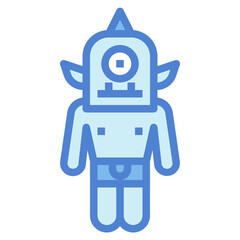 cyclops two tone icon style