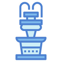 fountain two tone icon style