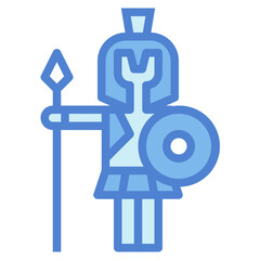 Hoplite two tone icon style