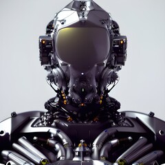 Alien cyborg android