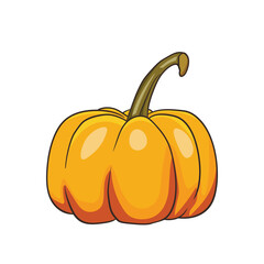 Halloween pumpkin. Cute Pumpkins or ghost. Vector autumn holidays illustration