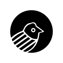 Bird animal logo .  bird illustration . bird icon 