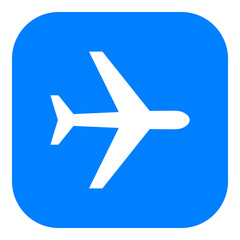 Flugzeug und App Icon