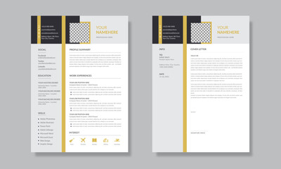 Clean and Creative Resume/CV Design