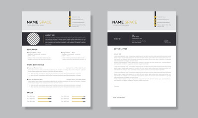 Clean and Creative Resume/CV Design
