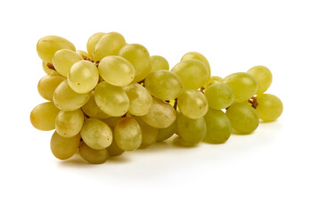 Sultana - White Wine Grape Variety, isolated on white background.