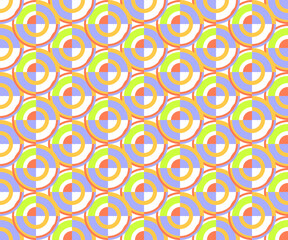 Abstract minimalist vector geometry, punchy forms and colors that demand attention, seamless