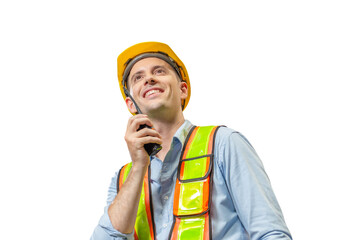 Foreman worker, Manager man, Warehouse worker checking inventory in warehouse