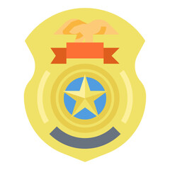 police flat icon