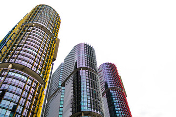 An on the floor shot of the International Towers in Darling Harbour, Sydney NSW. Giving a glimpse...