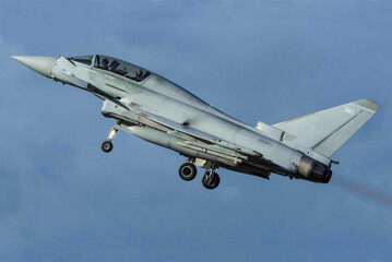 Fototapeta na wymiar Typhoon fighter jet