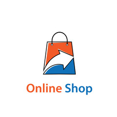 shop logo design symbol shopping