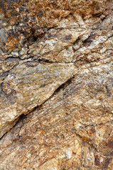 Unikalna tekstura ściany skalnej