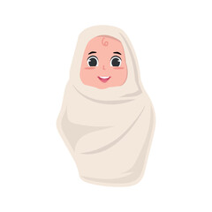 newborn baby smile wrapped in cloth