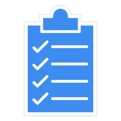 Fototapeta premium checklist Icon Style