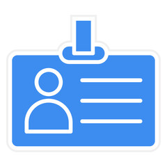 Id Card Icon Style