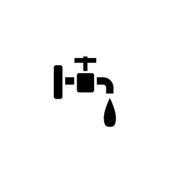 Water flow meter vector icon