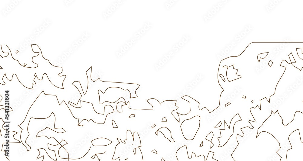 Poster minimal topographic line contour map. modern texture decoration element. topographic map pattern. ve