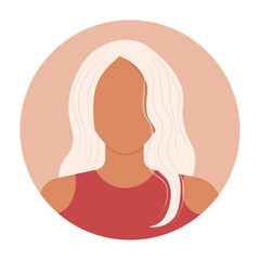 Avatar of young hispanic woman for social media