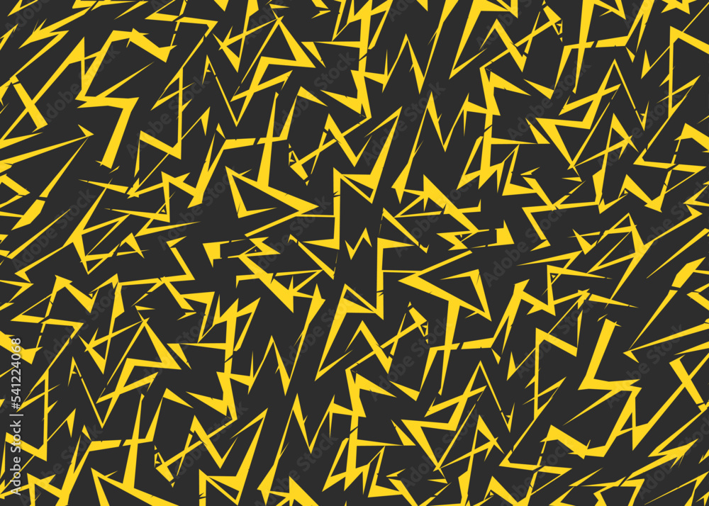 Poster abstract background with seamless rough lines pattern