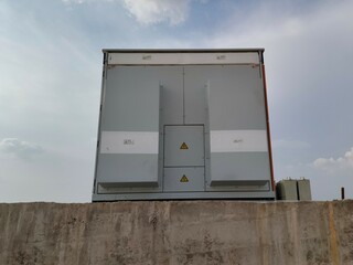 Inverter Room for solar power conversion from DC to AC