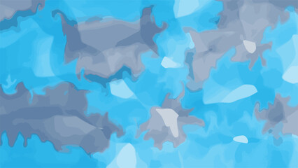 Abstract Watercolor Blue Textured Background. 