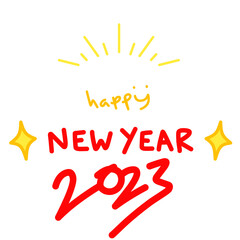 Happy New Year 2023 template