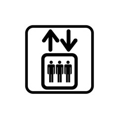 Elevator icon vector design