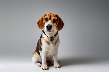 Portrait cute beagle puppy dog