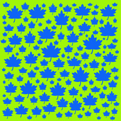 Seamless maple leaf pattern
