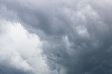 Fototapeta premium Dark storm clouds in the sky