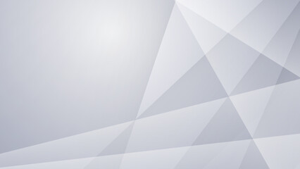 Abstract white and grey background. Abstract grey hi-tech polygonal corporate background