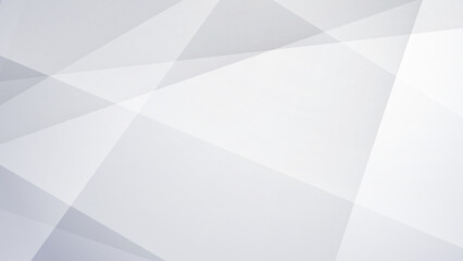 Abstract white and grey background. Abstract grey hi-tech polygonal corporate background