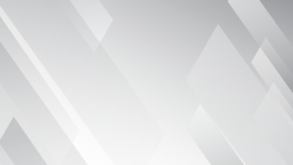 Abstract white and grey background. Abstract grey hi-tech polygonal corporate background