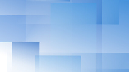 Abstract blue background with square