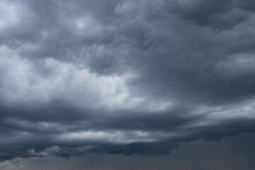Dark storm clouds in the sky