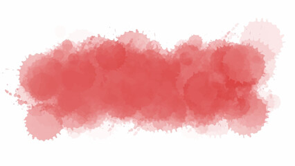 Fototapeta premium Red watercolor background for textures backgrounds and web banners design
