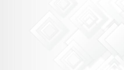 Abstract grey hi-tech polygonal corporate background with square