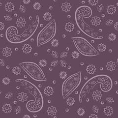 Seamless pattern paisley8