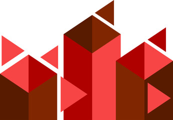 Modern Geometric Corner Vector