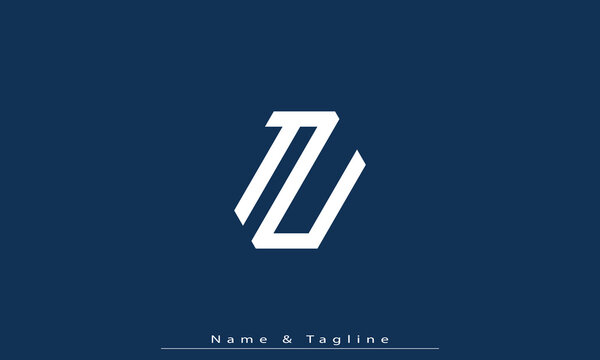 Alphabet letters Initials Monogram logo TU , UT