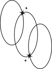 Vintage Minimalist Cosmic Star