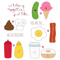 we go together food icons