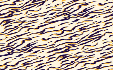 Decorative Fashionable Animal Skin Brush Style Stroke Zebra Skin Cross Stripes Seamless Pattern