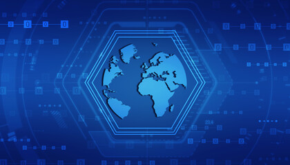 Internet binary data code computing or transmission process,Internet data transmission, Binary Code Background, Digital Abstract technology background