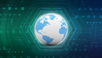 3d illustration of Data sharing concept