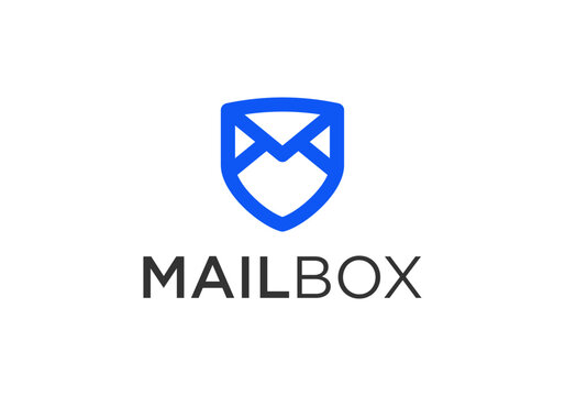 box and mail logo design templates