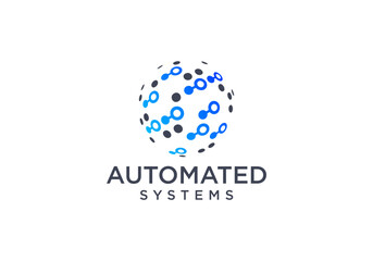 systems technology logo design templates