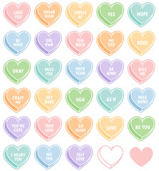 Candy hearts